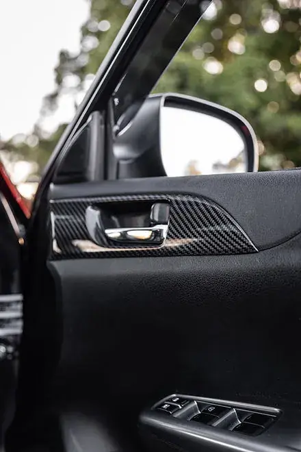 Fresh Stock Andro Motorsports Carbon Fiber Door Handle Garnish (WRX/STI 08-14)