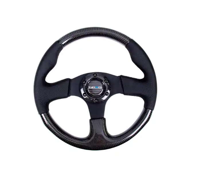 Best Seller NRG Carbon Fiber Steering Wheel 315mm Perforated Black