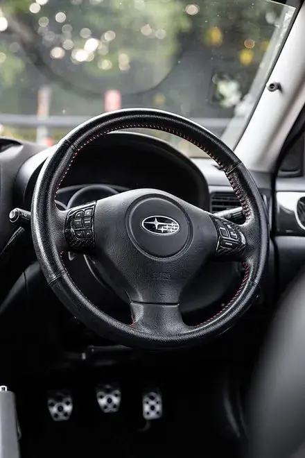 Andro Motorsports Carbon Fiber Steering Wheel Control Garnish (WRX/STI 08-14) Instant Buy