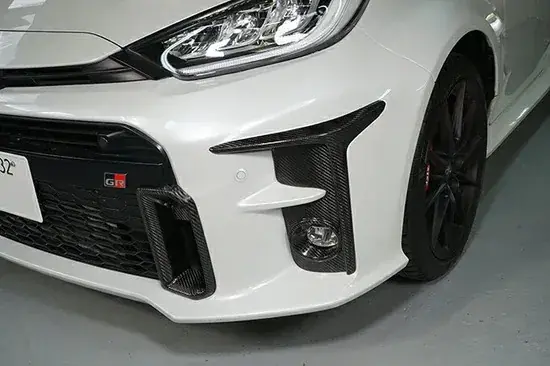 Andro Motorsports Drycarbon Front Fog Lamp Cover 2pcs (Yaris GR 20+) Express Delivery