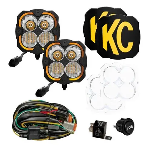 KC HiLiTES FLEX ERA 4 - 2-Light Master Kit While Supplies Last