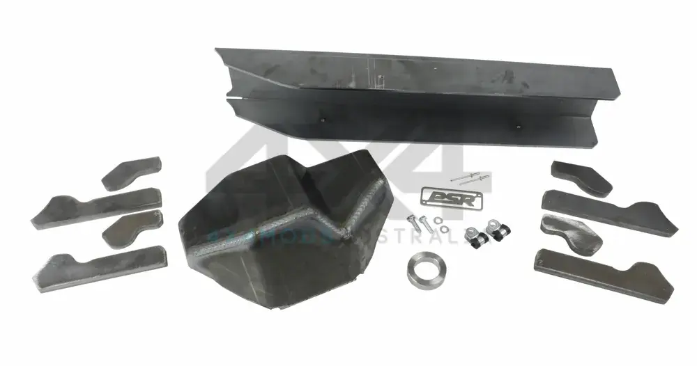 Markdown Performance Suspension Racing Front Diff Brace and Center Guard Set - Weld On (Patrol GQ-GU)