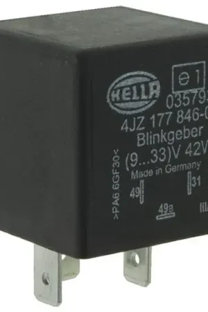 Free Delivery Hella Led Flasher Relay 9 -33V 3 Pin 90 +/- 30fpm On Load 1 -42Watt