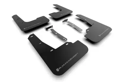 Low Price Rally Armor Mud Flap Black with Grey Logo (Elantra N & N Line 22+)