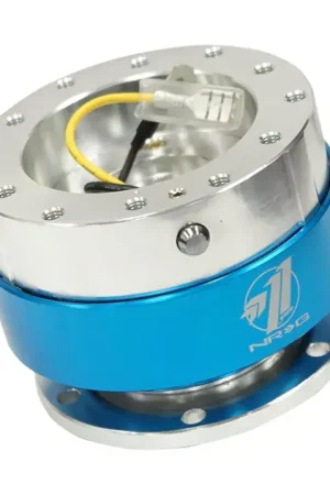 NRG NRG Quick Release - Black Body/ Blue Chrome Ring Next Day Delivery