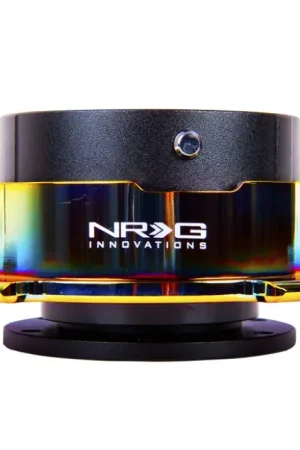 NRG NRG Quick Release Gen 2.5 - Black Body / Neochrome Ring High Quality