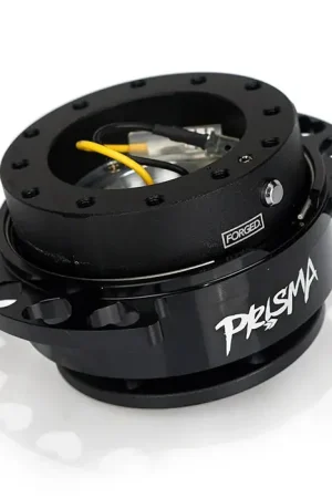 Same Day Shipping NRG NRG Quick Release Kit - Black Body/ Black Heart Cutout Ring