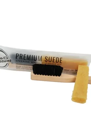 NRG NRG Suede Steering Wheel Cleaning Kit- Including Eraser and Horse Brush Editor’s Pick