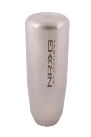 NRG NRG Universal Short Shifter Knob - 3.5in. Length / Heavy Weight .85Lbs. - Silver Today Only