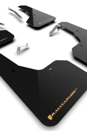 Rally Armor Rally Armor 22-24 Subaru Forester (Incl. Wilderness) Black UR Mud Flap w/Wild Orange Logo Place Order