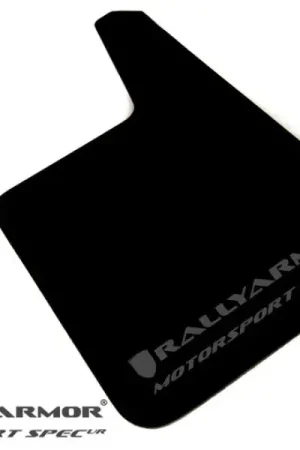 No Minimum Order Rally Armor Rally Armor Universal Fit (No Hardware) Motorsport Spec Black UR Mud Flap w/ Gray Logo