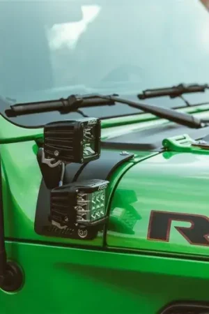 Handmade Rigid Industries Rigid Industries 2018 Jeep JL - Cowl Mount Short Extension Arm Kit