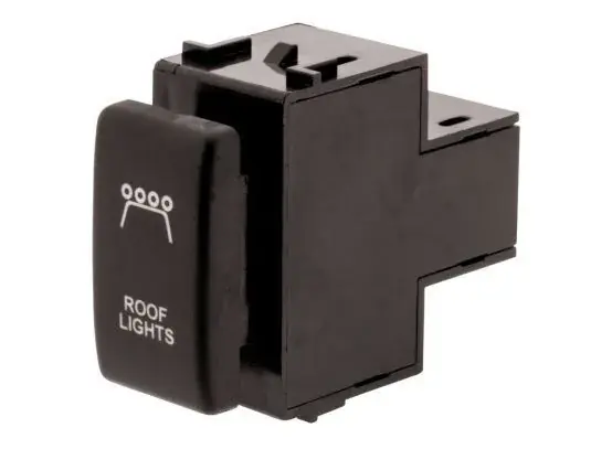 Next Day Delivery Hulk 4x4 Roof Light Push Button Switch - Amber (Pathfinder/Navara 05-18)