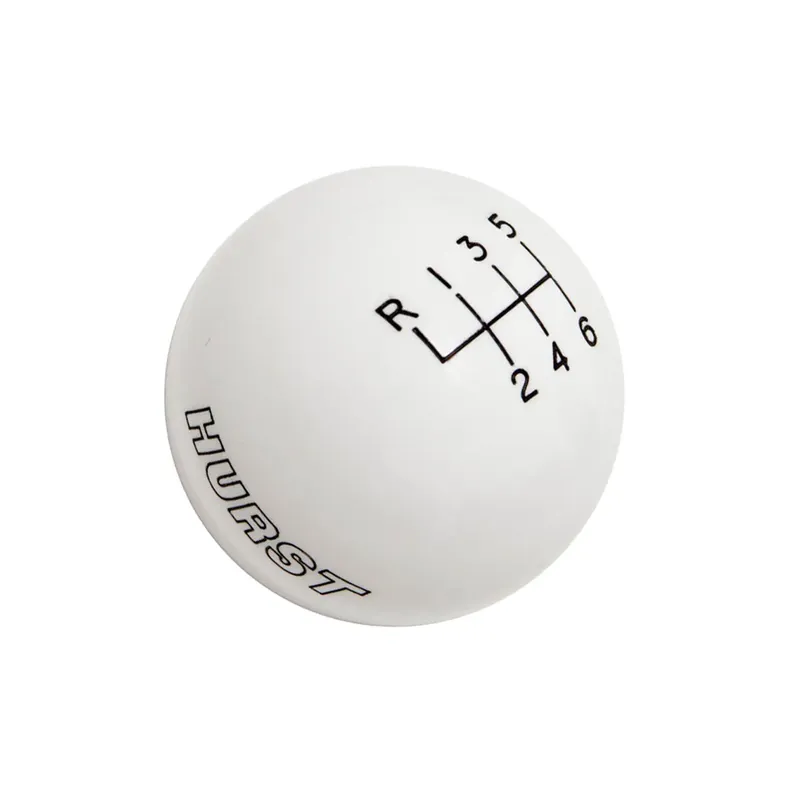 Hurst Shift Knob - 6-Speed - White - Ford Buy Online