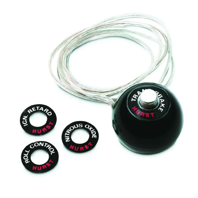 Hurst Shift Knob - No Pattern - Black - 12 Volt Switch Fits Shifters with 7/16-20 Threads Limited Time