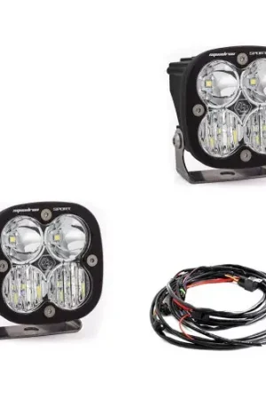 Brand New Baja Designs Squadron Sport Driving/Combo Pair LED Light Pods - Clear