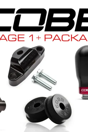 Cobb Tuning Stage 1+ Drivetrain Package w/Tall Weighted Knob - Black (WRX GD/GG 01-07) Shop Now