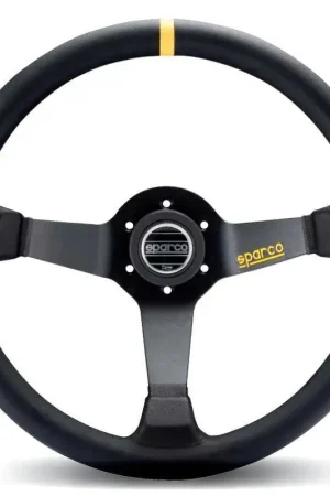 Direct From Factory Sparco Steering Wheel 345 Leather - Black