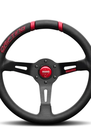 Momo Steering Wheel Drifting BLK/Red 330mm Handmade