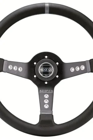 Direct From Factory Sparco Steering Wheel L777 - Leather Black