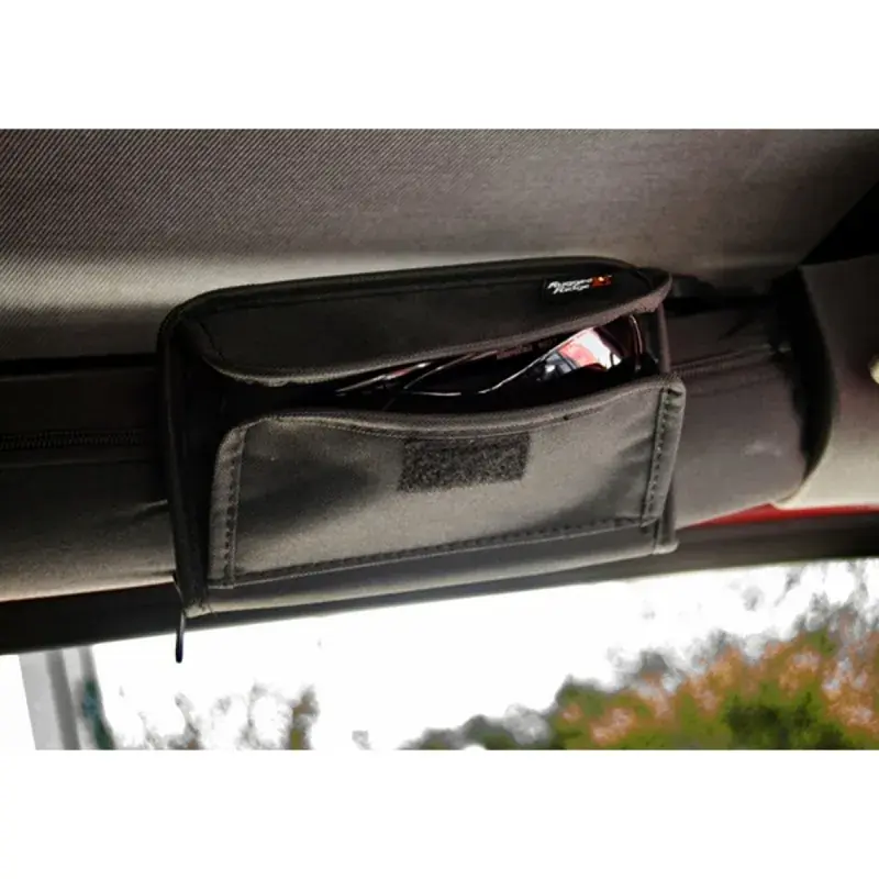 Rugged Ridge Sunglass Holder Storage Pouch 55-19 Jeep CJ / Jeep Wrangler Professional Grade