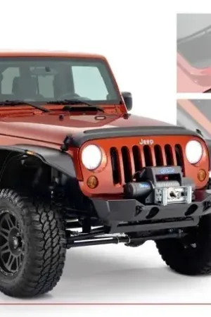 Bushwacker Trail Armor Rocker Panel and Sill Plate Cover - Black (Wrangler 07-18) Instant Buy