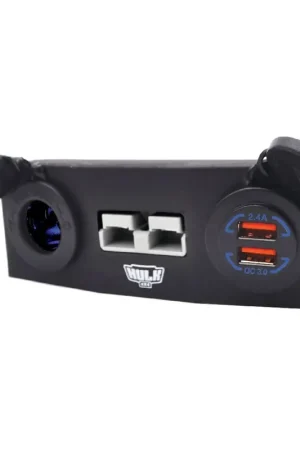 Genuine Hulk 4x4 Triple Surface Mount Housing 50Amp Anderson Style Plug