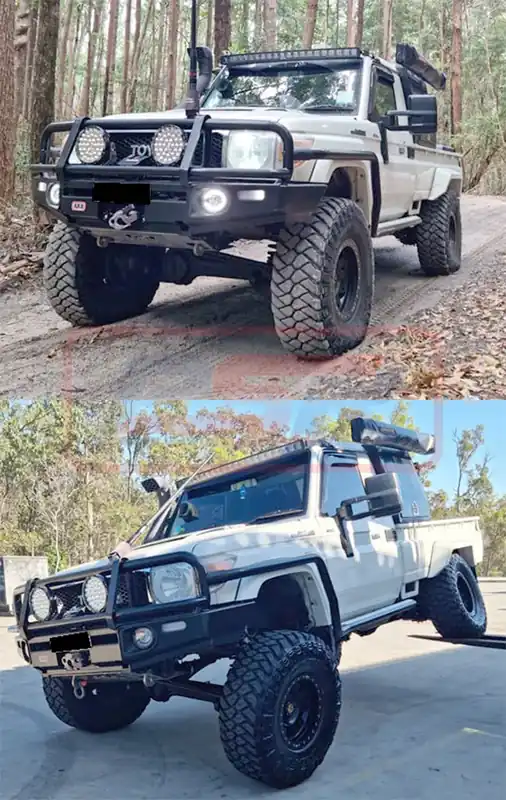 Performance Suspension Racing Tub Flare - Alloy - (Landcruiser 70 Single Cab) Cheap