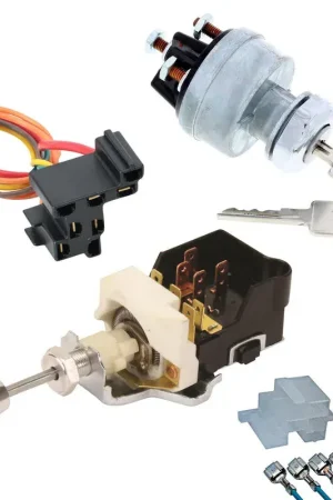 Fan Favorite Proflow Universal Ignition Switch Kit Headlight Switch and 3 way Ignition Start Kit