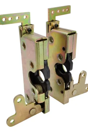 Proflow Universal Large Slim-Line Bear Jaw Car Door Latch Kit Zinc Plated Two Stage Latch Kit Hot Deal