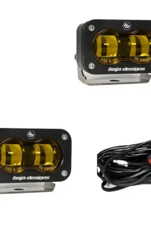 Trending Baja Designs Universal S2 SAE Spot LED (Pair) - Amber
