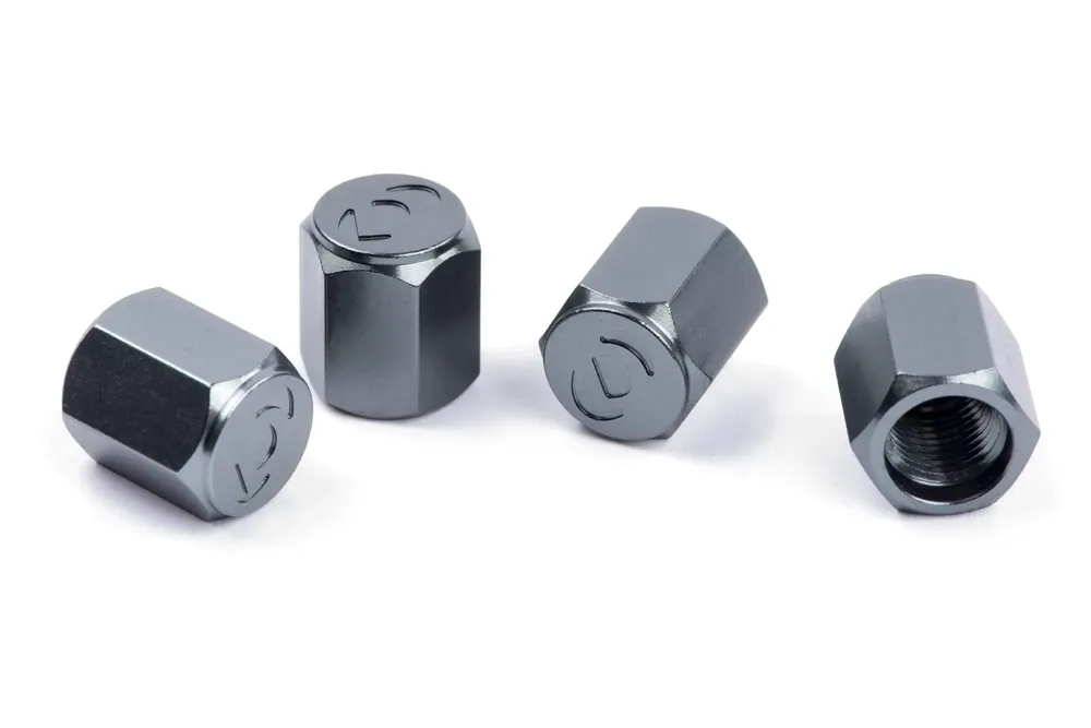 Dinan Valve Stem Caps Gunmetal / Aluminum Must Have