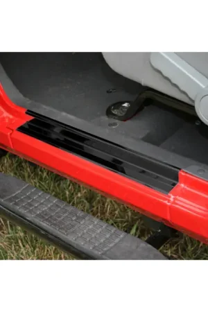 Rugged Ridge 07-18 Jeep Wrangler JK 2dr Black Door Entry Guard Set Secure Checkout