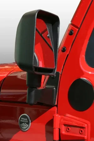 Next Day Delivery Rugged Ridge 07-18 Jeep Wrangler JK Black Mirror Filler Plates