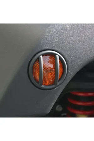 Rugged Ridge 07-18 Jeep Wrangler JK Black Side Marker Light Euro Guards Secure Checkout