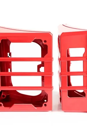 Seasonal Sale Rugged Ridge 07-18 Jeep Wrangler JK Red Elite Tail Light Guards