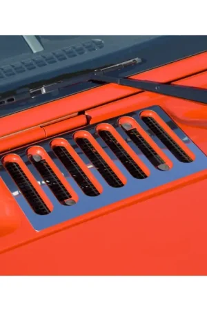 Rugged Ridge 07-18 Jeep Wrangler JK Stainless Steel Cowl Vent Cover Secure Checkout