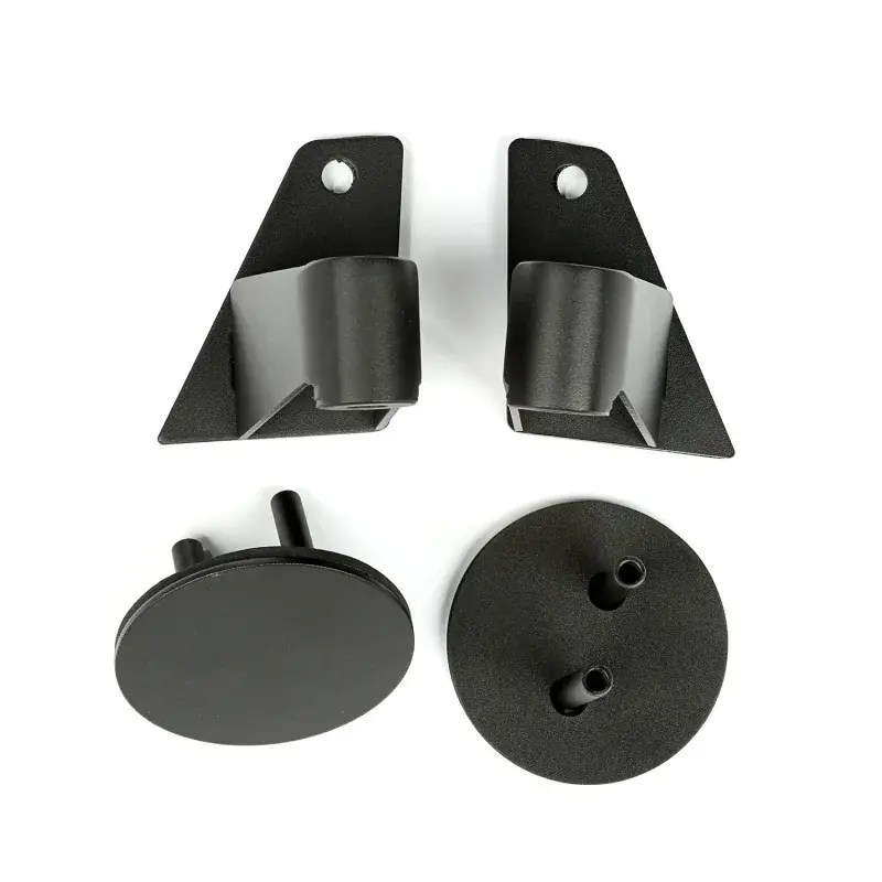 Buy Online Rugged Ridge 07-18 Jeep Wrangler JK Textured Black Mirror Relocation Brackets