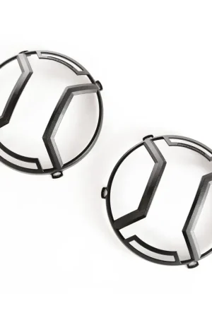 Rugged Ridge 07-18 Jeep Wrangler JK/JKU Textured Black Elite Headlight Euro Guards No Minimum Order