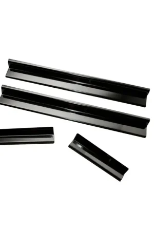 Premium Rugged Ridge 07-18 Jeep Wrangler Unlimited 4dr JK Black Door Entry Guard Set