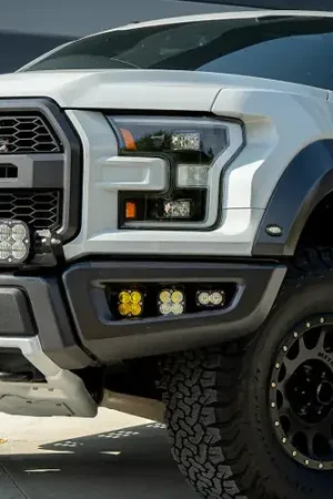Special Offer Baja Designs 17-18 F-150 Raptor Fog Light & Sportsmen Fog Pocket Kit - Amber