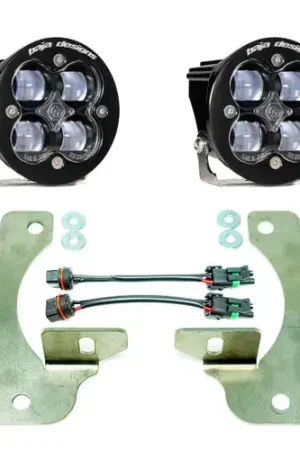Free Delivery Baja Designs 18+ Wrangler JL Rubicon Squadron-R Fog Light & Fog Pocket Kit