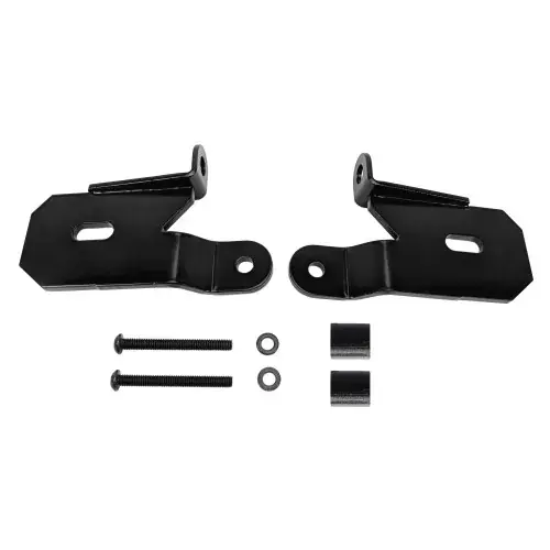 Trusted Brand KC HiLiTES 18-19 Jeep Wrangler JL A-Pillar Light Mount Bracket Set (Pair) - Black
