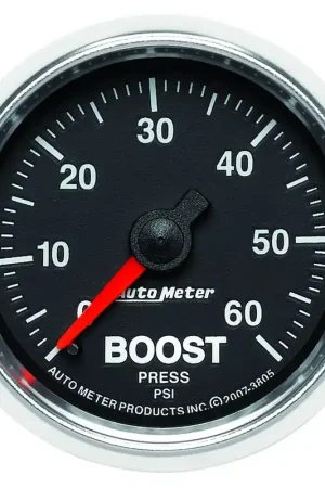 Autometer 2-1/16" Boost 0-60 PSI Mechanical GS Markdown