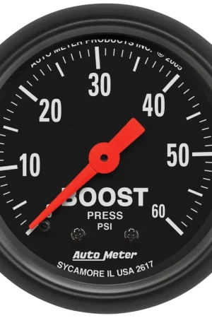 Autometer 2-1/16" Boost 0-60 PSI Mechanical Z-Series Cheap