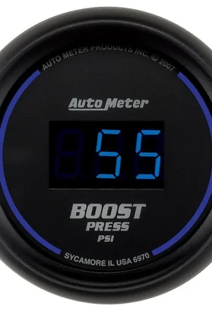 No Minimum Order Autometer 2-1/16" Boost 5-60 PSI Cobalt Digital