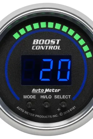 Express Delivery Autometer 2-1/16" Boost Controller 30 In HG/30 PSI Cobalt