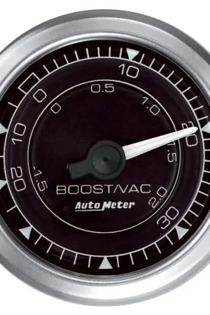 Autometer 2-1/16" Boost/Vacuum 30 In HG/30 PSI Chrono Limited Edition