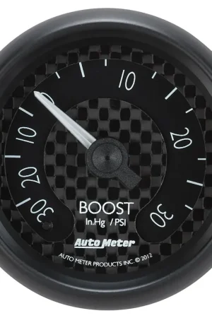 Autometer 2-1/16" Boost/Vacuum 30 In HG/30 PSI Mechanical GT Price Cut