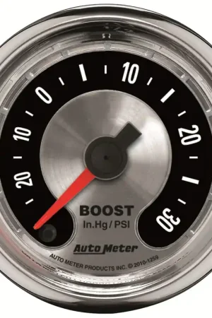 Place Order Autometer 2-1/16" Boost/Vacuum 30 In HG/30 PSI Stepper Motor American Muscle